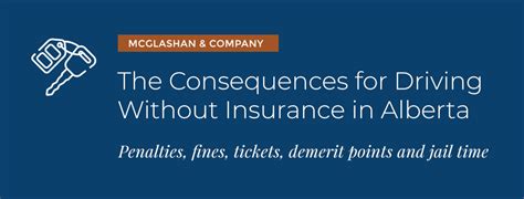 Generally, driving without insurance is a traffic infraction or a misdemeanor and potential penalties include some states allow judges to impose community service work—sometimes, in lieu of a fine—as a penalty for driving without insurance. Help! I was Caught Driving Without Insurance in Alberta | McGlashan & Company