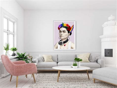 Frida Kahlo Gay Icon Print Printable Art Download Artwork