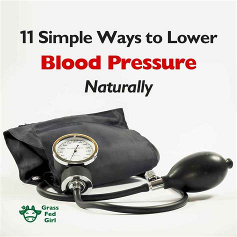 11 Simple Ways To Lower Blood Pressure Naturally Grass