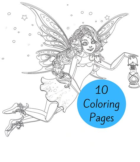 Printable Fairys Coloring Pages