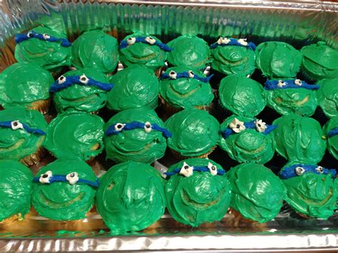 Diy Teenage Mutant Ninja Turtles Cupcakes Ninja Turtle Cupcakes Kids