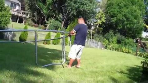 One of my elder cousins was setting up the trampoline. How to Set Up a Trampoline - Chooserly