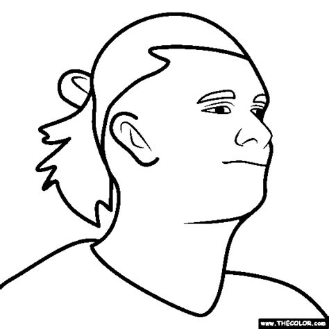Erling Haaland Coloring Pages In Coloring Pages Sports Coloring My