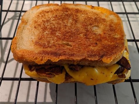 Homemade Grilled Cheese With Bacon Rfood