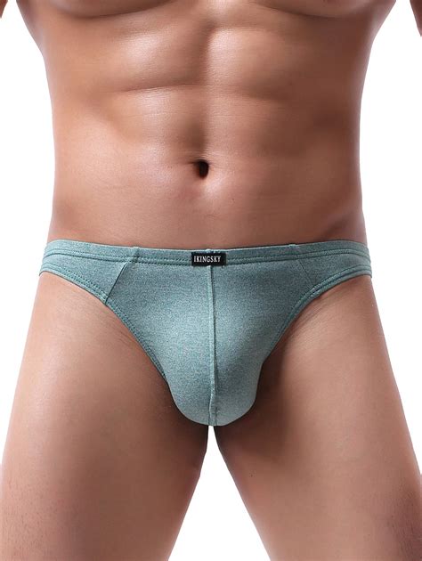 Buy Ikingsky Mens Stretch Thong Underwear Soft T Back Mens Underwear Low Rise Bulge Under