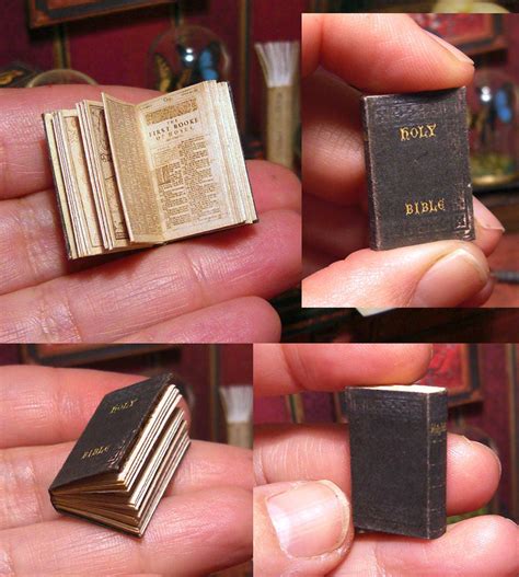 Antique Holy Bible Miniature Illustrated King James Version Etsyde