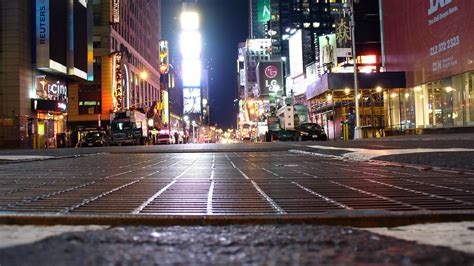 Empty Pavement View Times Square A Photo On Flickriver