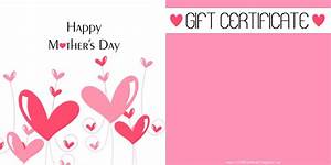 Mother 39 S Day Gift Certificate Templates