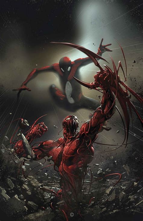 Hd Wallpaper Spider Man And Carnage Wallpaper Marvel Comics Artwork