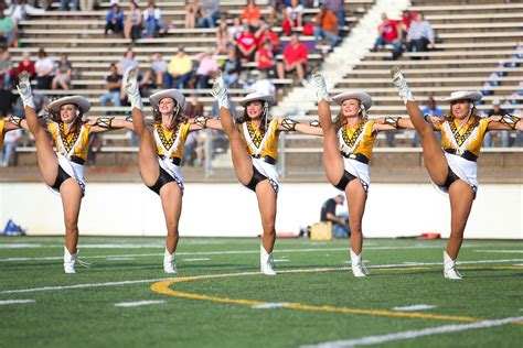 Tyler Apache Belles Perform 2013 High Kick At Homecoming Right Fan