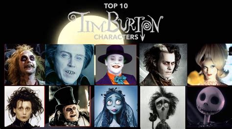 Top 10 Tim Burton Characters By Thepurgatorian On Deviantart