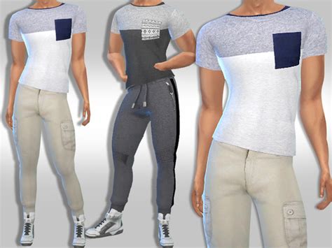 Stylish T Shirts By Saliwa At Tsr Sims 4 Updates