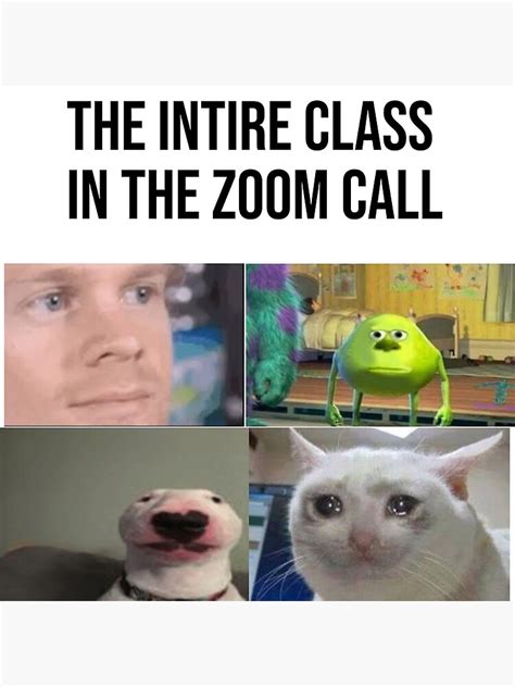 Zoom Call Meme Photographic Print For Sale By Marcales Redbubble