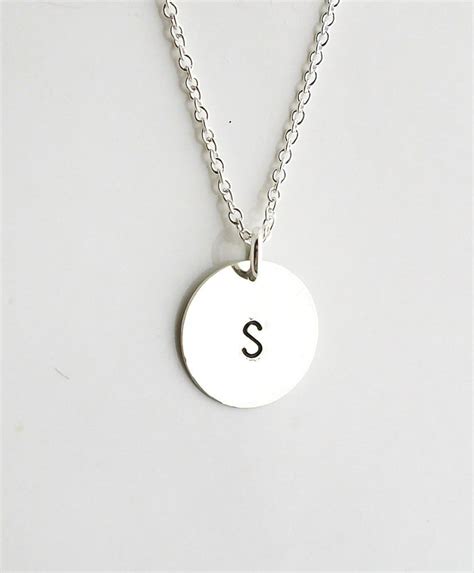 The Adorned Article — Sterling Silver Custom Initial Charm Necklace