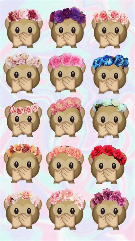 Emojis That Is So Cute I Love It And It Has Style Yah Monkey