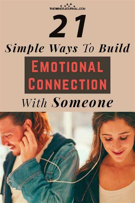 21 Simple Ways To Build Emotional Connection With Someone Emotional