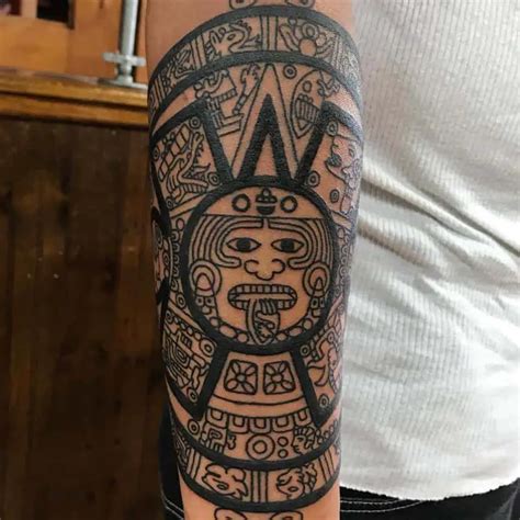 The Ancient Art Of Aztec Forearm Tattoos A Modern Twist
