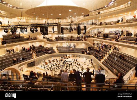 The Concert Hall Within The Elbphilharmonie In Hamburg Germany The