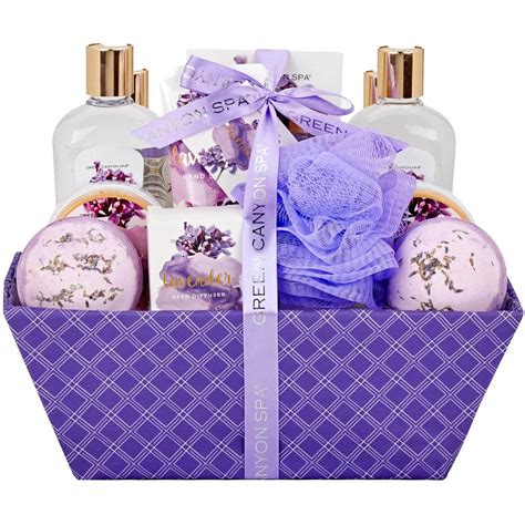 lavender bath t set for women