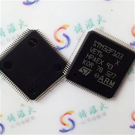 Ic Stm32f103 Stm32f103vet6 Lqfp 100 Original Authentic And New Free