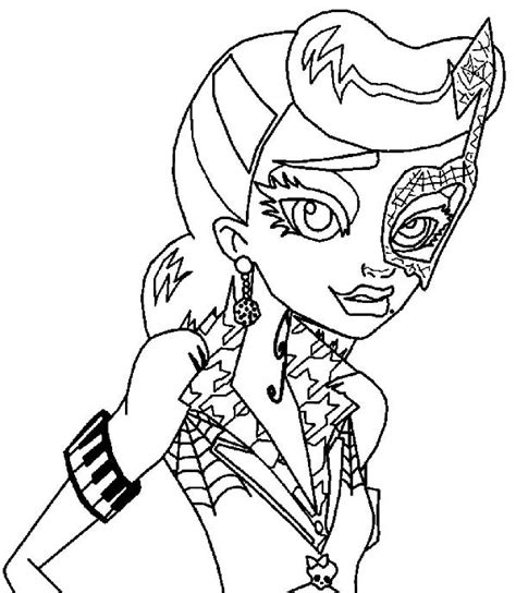 Kidsnfun 32 Kleurplaten van Monster High