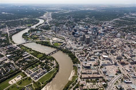 Aerial Photo Winnipeg Manitoba