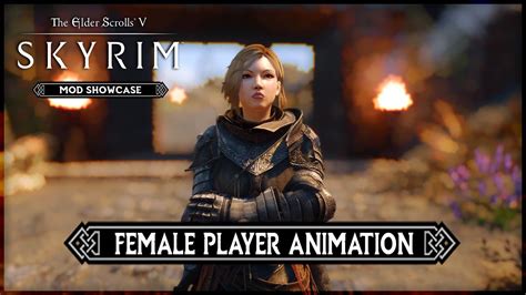 Natural Female Idle Animation Skyrim Se Ae Mods Youtube