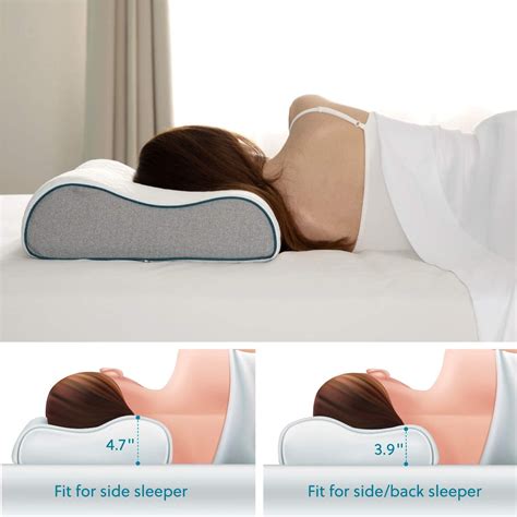 Sale Orthopedic Memory Foam Premium Contour Pillow With Etsy
