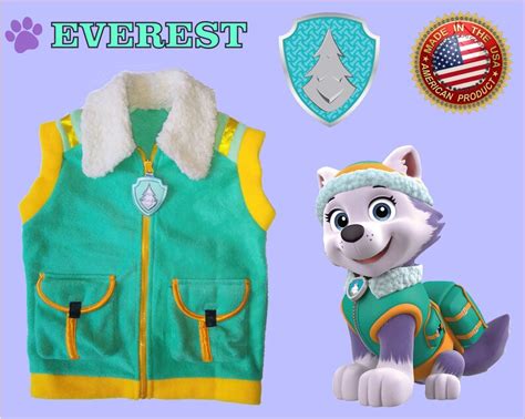 Paw Patrol Everest Vest Christmas Party T All Sizes Ryder Etsy