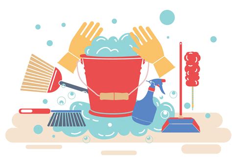 Spring Cleaning Vector Download Free Vector Art Stock Graphics And Images