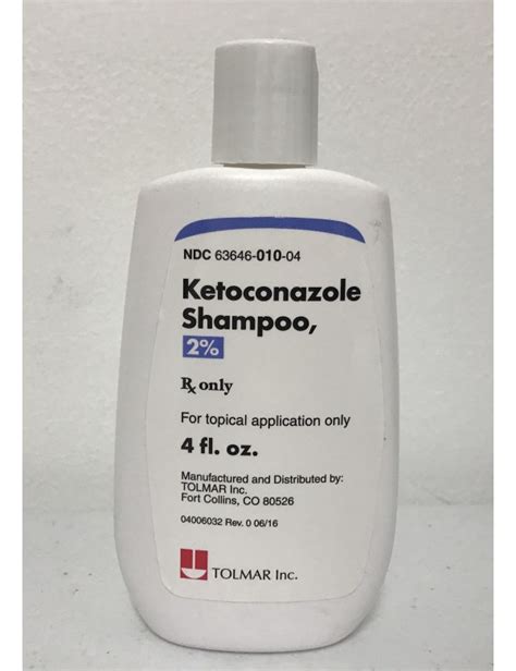 Ketoconazole 2 Shampoo Nizoral 120ml 4oz