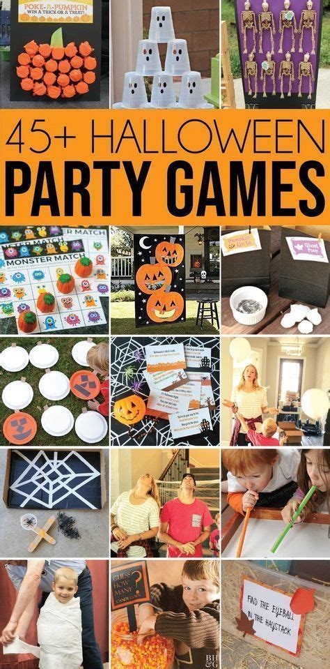 This idea is perfect for adults and kids alike. The most fun Halloween party games for all ages - lots of ...
