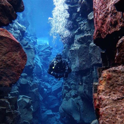 Scuba Diving In Silfra Iceland