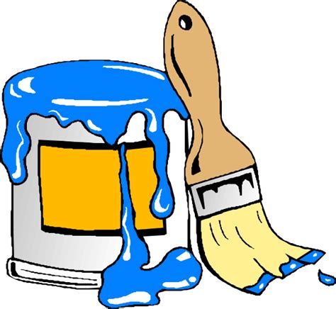 Paint Can Brush Clip Art At Vector Clip Art Online Royalty