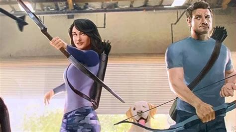 HAWKEYE Set Photos Feature Jeremy Renner And Hailee Steinfeld As Clint