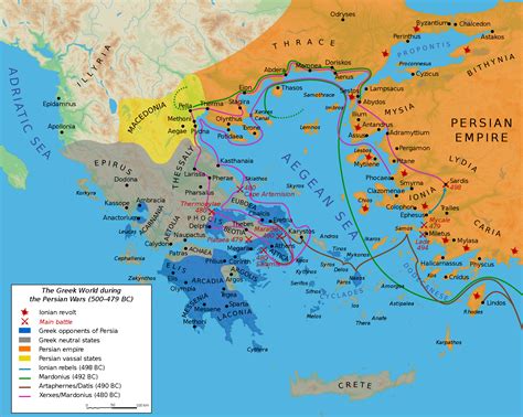 Mapa Del Imperio Griego
