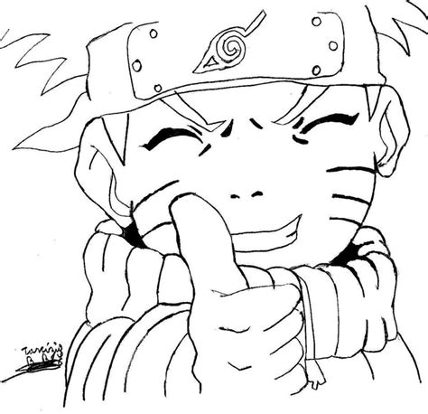 Desenho Do Naruto Para Colorir