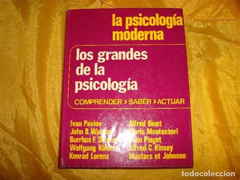Psicologia Moderna Los Grandes De La Psicologi Comprar Libros De Psicología En Todocoleccion