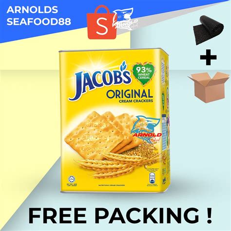 Jual Biskuit Jacob Original Jacobs Original Cream Biskuit Kaleng Shopee Indonesia