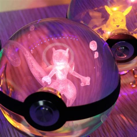 Pokemon Led Crystal Pokeballs Shut Up And Take My Yen Pokeball Pokemon Crystals