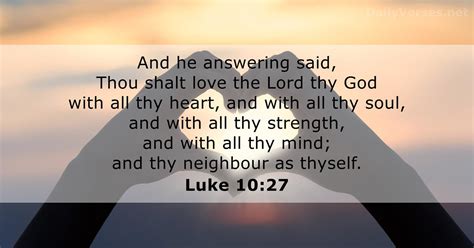 October 28 2020 Bible Verse Of The Day Kjv Luke 1027