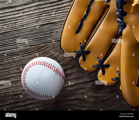 Baseball Glove And Ball Hi Res Stock Photography And Images Alamy
