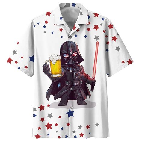 Star Wars Darth Vader With Beer Hawaiian Shirt Meteew