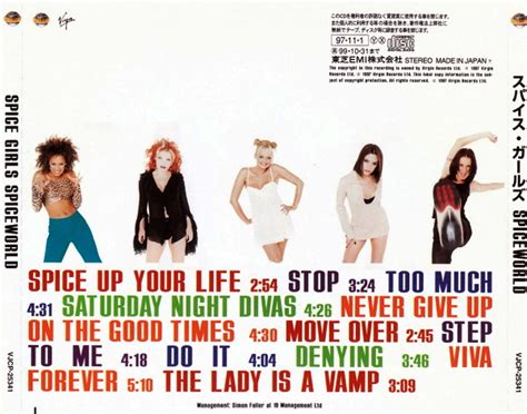 Mundo Dos Encartes World Of Booklets Spice Girls Spice Spiceworld My Xxx Hot Girl
