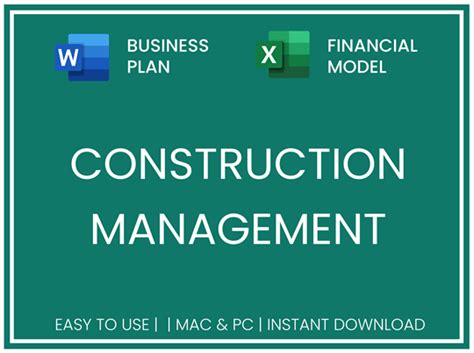Create A Stable Business Plan For Your Construction Management Business