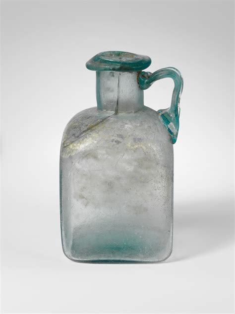 Glass Square Bottle Roman Early To Mid Imperial The Metropolitan