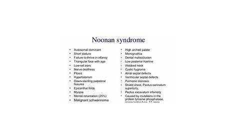Genetic Mutation and Etiology of Noonan Syndrome. | Pathophysiology