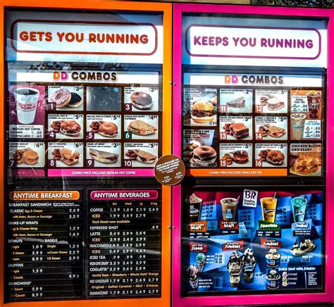Menu Prices Dunkin’ Donuts And Baskin Robbins Photonews247