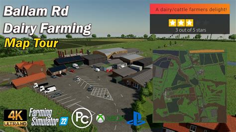 Ballam Rd Dairy Farming Map Review Farming Simulator Youtube