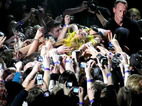 Lady Gaga Crowd Surfing While Performing Alejandro Live In Toronto At